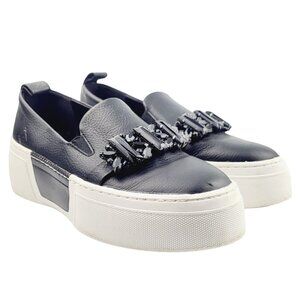 KARL LAGERFELD PARIS Lamirra Embellished Platform‎ Runners - Size 6